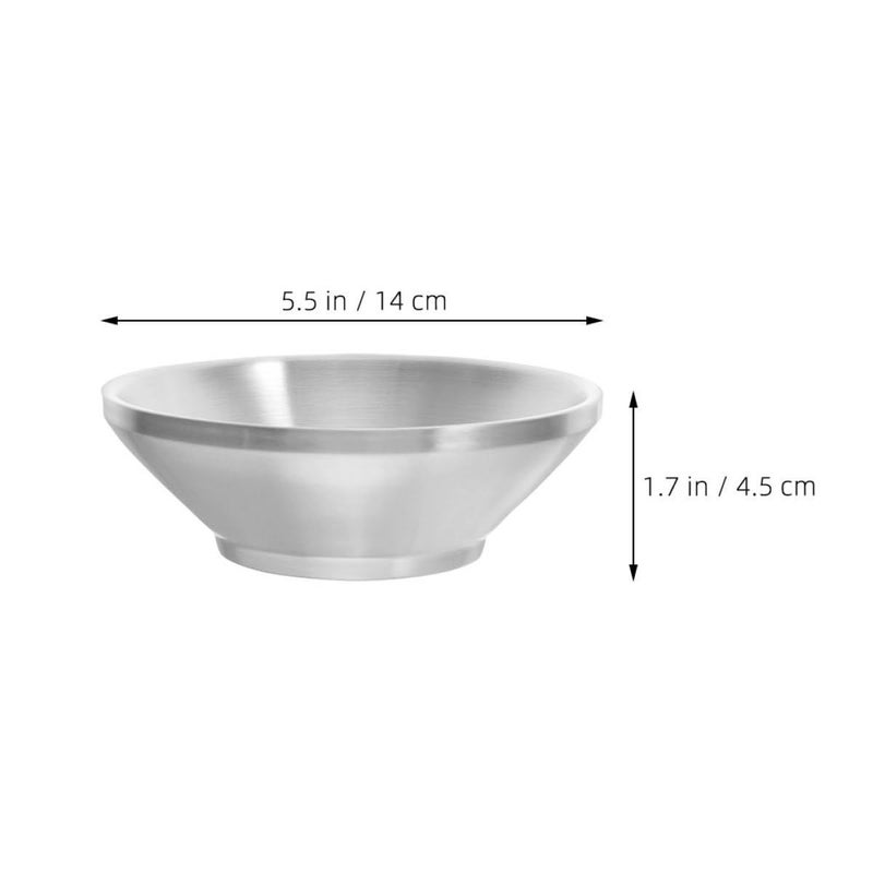 14cm Thickened Stainless Steel Dipping Bowls Heat Resistant Portable Condiment Dishes - Image 3