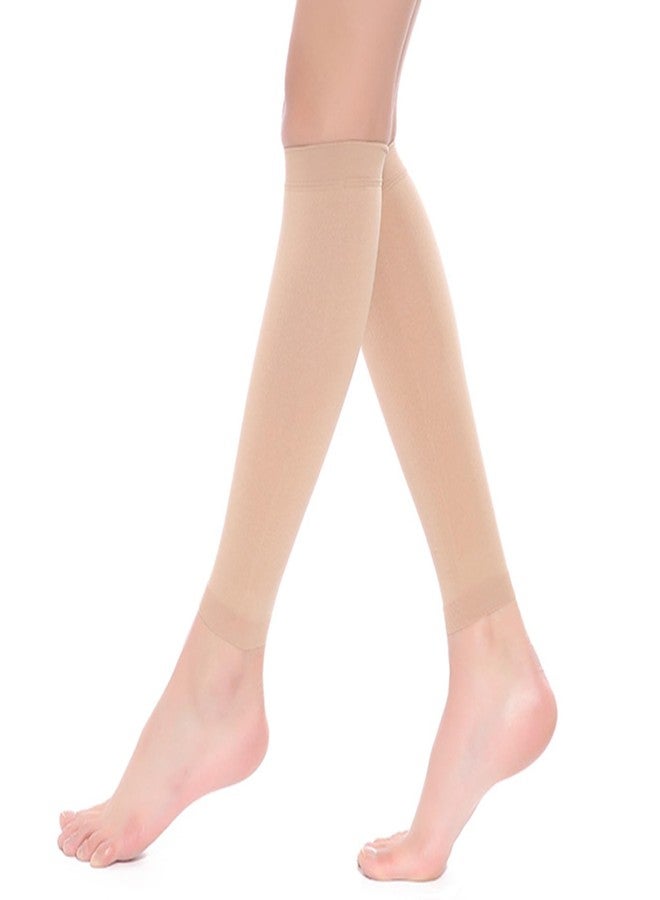 XuoAz Calf Compression Sleeves for Women Men - Footless Compression SocksToeless Leg Sleeve Compression Stocking for Running Football Cycling - Image 1