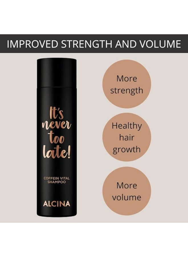 ALCINA It's never too late! Caffeine Vital Shampoo 250ml - Image 3