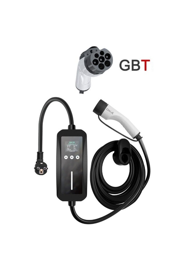 أو كي ايه شاحن اوكا للسياراة الكهربائية محمول عالي الجودة GBT (EV Charger) – بقوة 16 أمبير 3.5 كيلو وات / D16A - Image 1