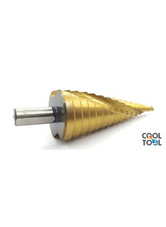 CoolTool CoolTool 432 MM HSS Titanium Coated Step Cone Drill Bit With Spiral Flute For Drilling In Steel Plate Iron Plate Aluminum Wood Etc  - Image 5