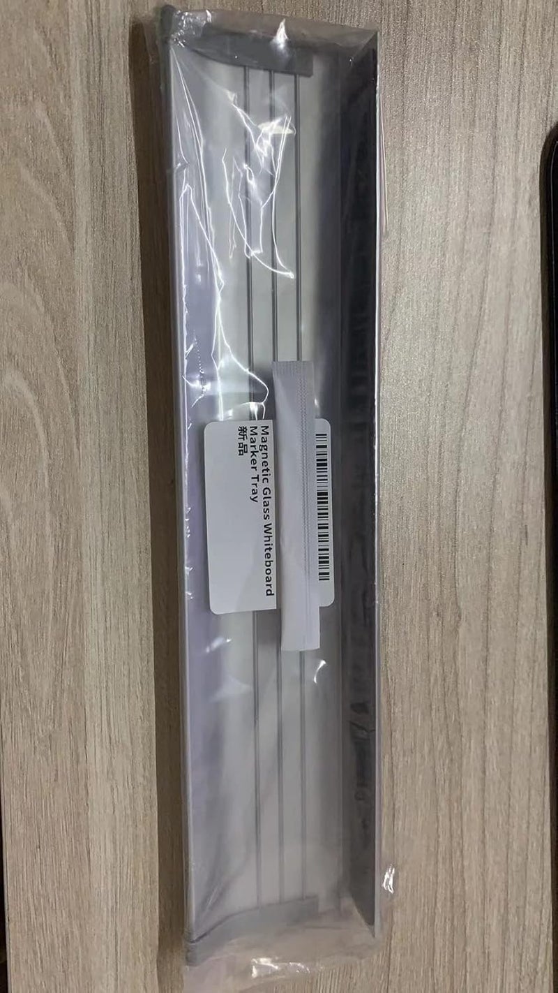 Aluminum Marker Tray for Magnetic Glass Whiteboard