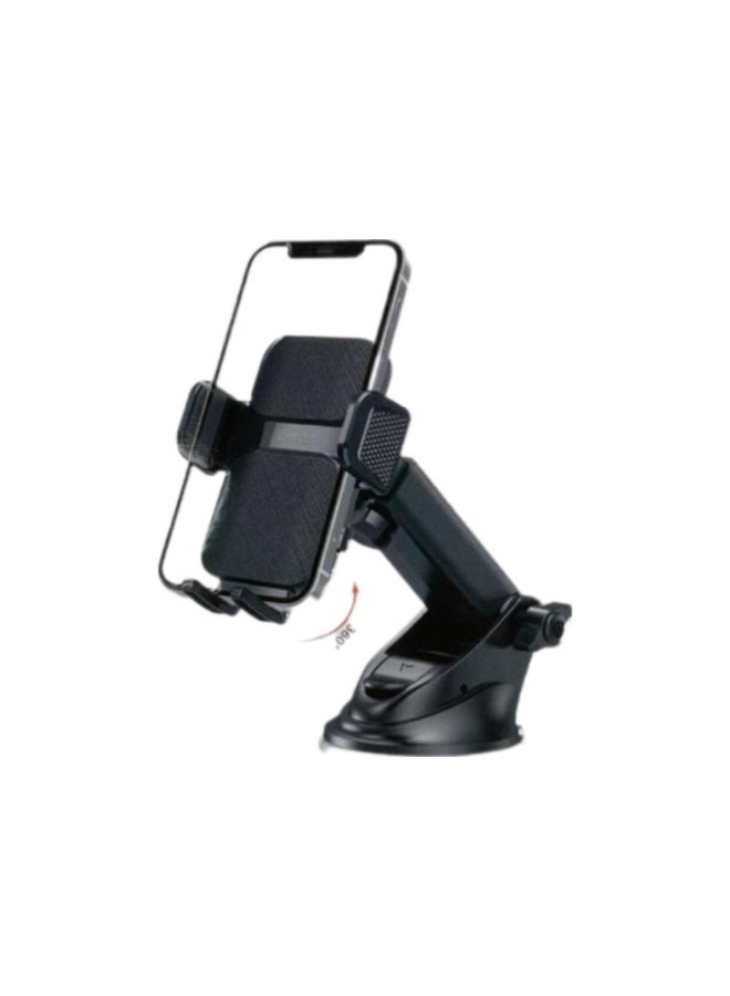 iCH51 Dashboard Car Phone Holder, 360° Rotatable, with Gel Suction, for 4-7 Inch Mobile Phones - Image 1