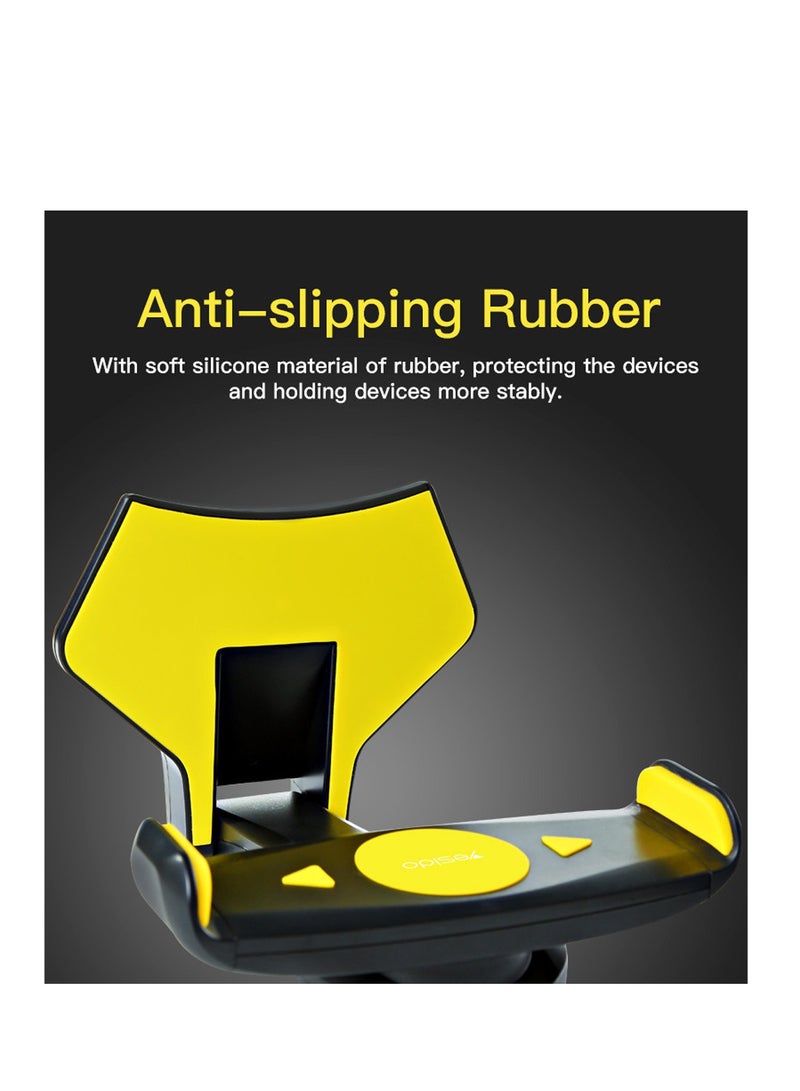 Yesido C21 Most Fashionable Tablet PC Car Phone Holder for Mobile Phone Tablet PC - Black - Image 3