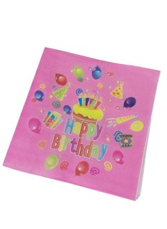 Vibrant and Charming Multi-Color Printed Party Napkins – Add a Splash of Joy to Your Celebrations!