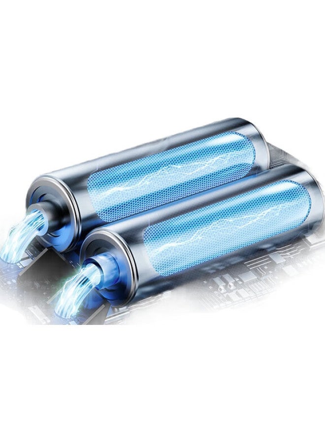 SOLOVE F5 Desktop Mini Fan, Air Circulator, Usb Rechargeable, Compact Portable, For Dorm, Office, Outdoor Camping, Tabletop Oscillating, Air Conditioner Companion, High Wind Power, White - Image 3