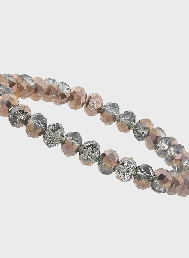 BUCKLEY LONDON Glass Bead Stacker Bracelet