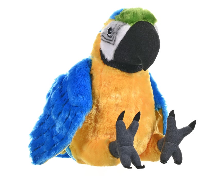 Wild Republic Macaw Parrot Plush, Stuffed Animal, Plush Toy, Gifts For Kids, Cuddlekins 12 Inches,Multi - Image 1