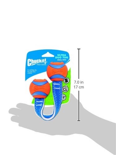 Chuckit! Ultra Duo Tug Dog Toy, Small Indoor and Outdoor Dog Ball for Dogs 0-20 Pounds - Image 3