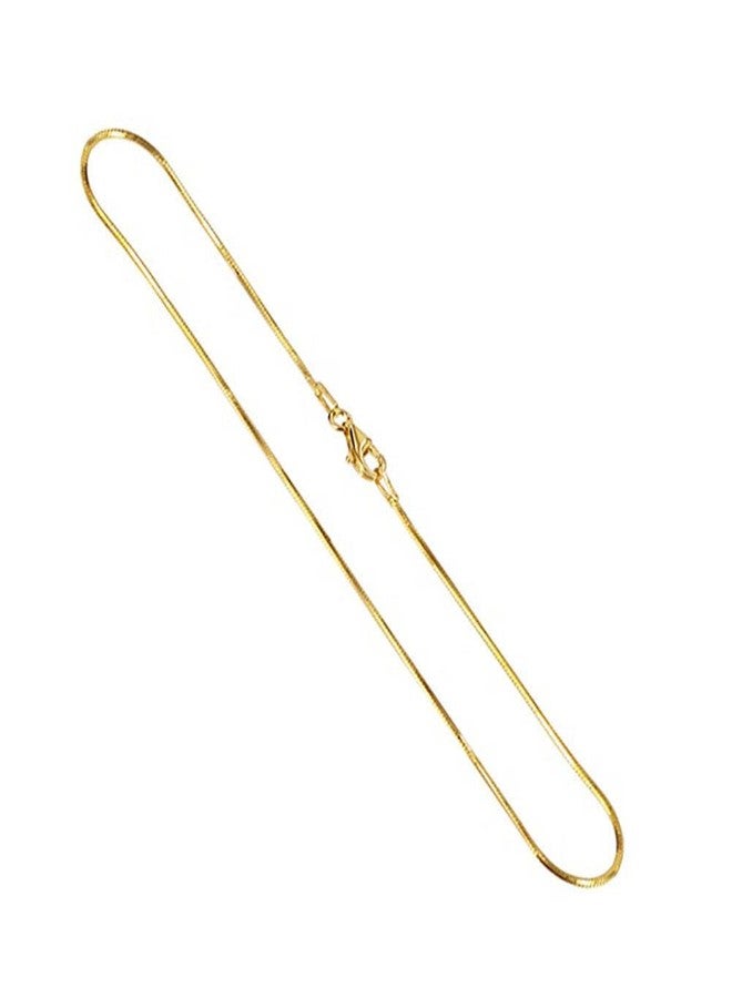Gem Avenue 14k Yellow Vermeil Snake Chain Anklet Bracelets 9 - Image 5