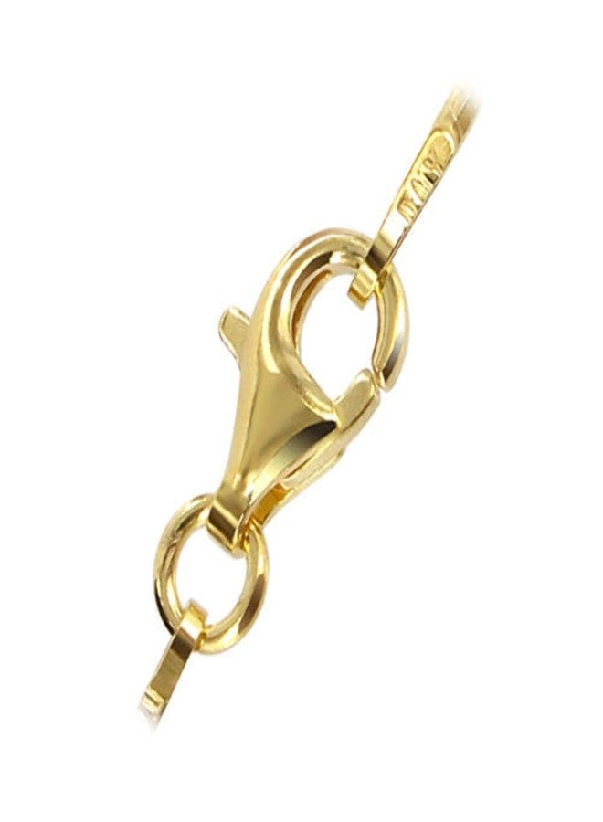 Gem Avenue 14k Yellow Vermeil Snake Chain Anklet Bracelets 9 - Image 3