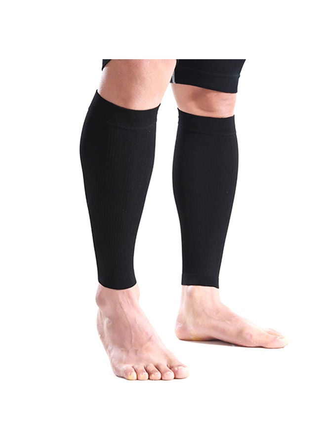NIBEMINENT Sports Calf Sleeves Compression Leg Guard Running Football Shin Support Muscle Relieve Wrap 10.0x6.0x2.0cm - Image 1