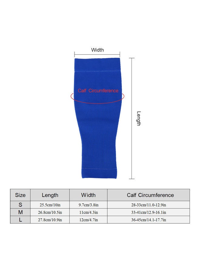 NIBEMINENT Sports Calf Sleeves Compression Leg Guard Running Football Shin Support Muscle Relieve Wrap 10.0x6.0x2.0cm - Image 3