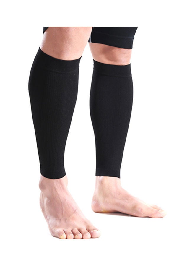NIBEMINENT Sports Calf Sleeves Compression Leg Guard Running Football Shin Support Muscle Relieve Wrap 10.0x6.0x2.0cm - Image 2