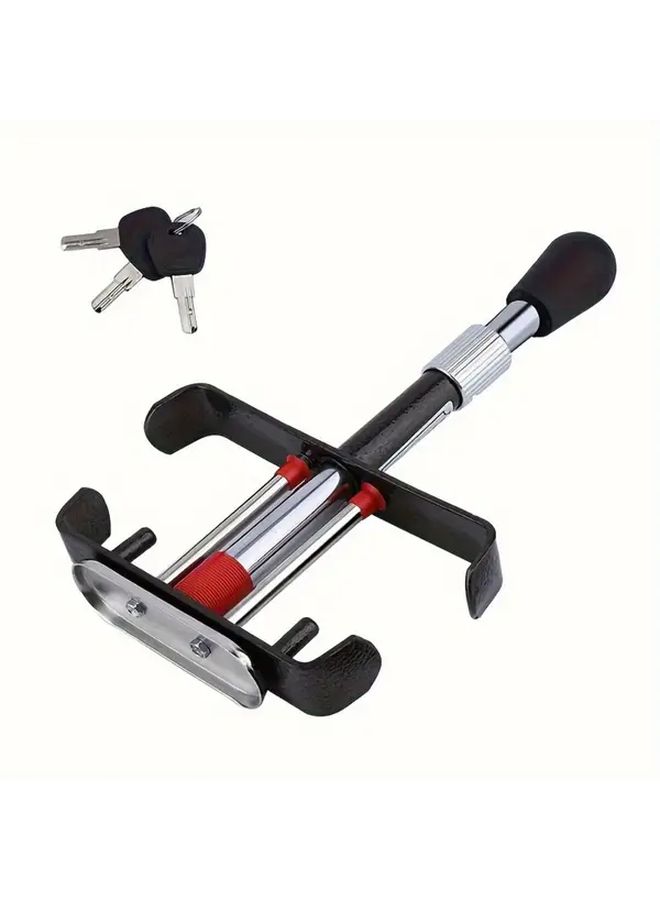 Universal Anti Theft Pedal Lock 1pc Durable Iron Clutch Security Device For Car - Image 2