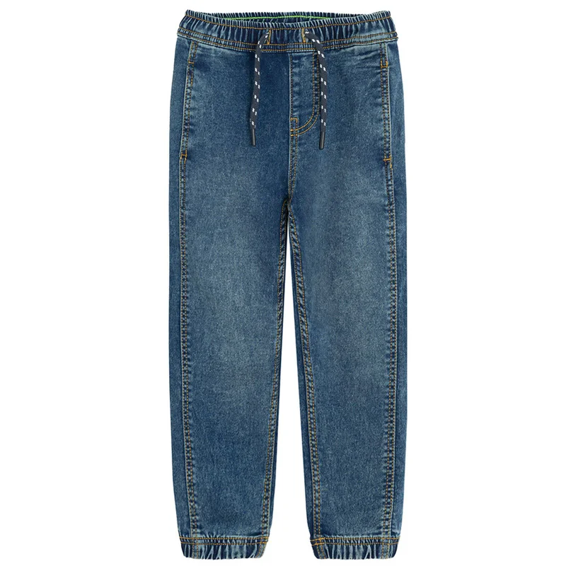 Cool Club BLUE COTTON, POLYESTER, ELASTANE TROUSERS