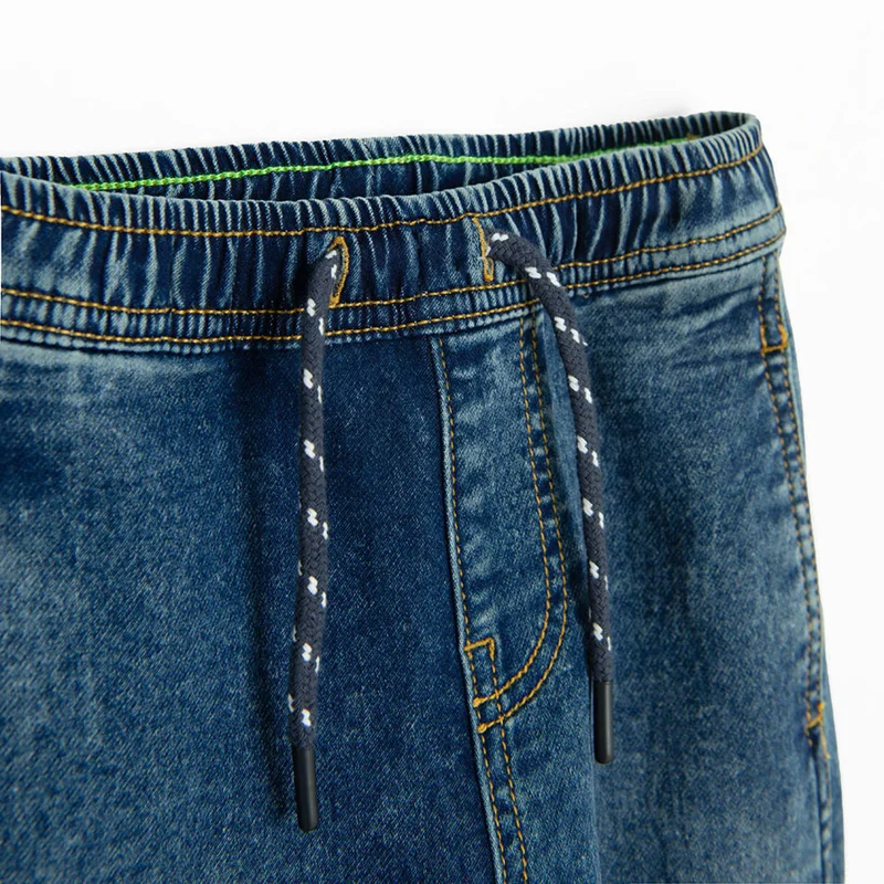 Cool Club BLUE COTTON, POLYESTER, ELASTANE TROUSERS