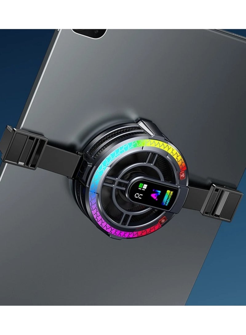 كيرين مبرد الألعاب المغناطيسي Kirin Dragon Tablet - مبرد ألعاب RGB مع شاشة ذكية لدرجة الحرارة - Image 4