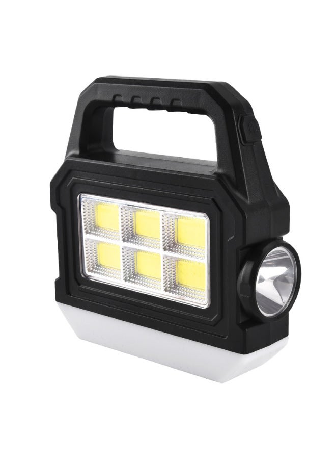 Solar COB Camping Lamp USB Horse Lamp Searchlight TYPE-C Charging Camp Lamp Floodlight Portable Lamp 