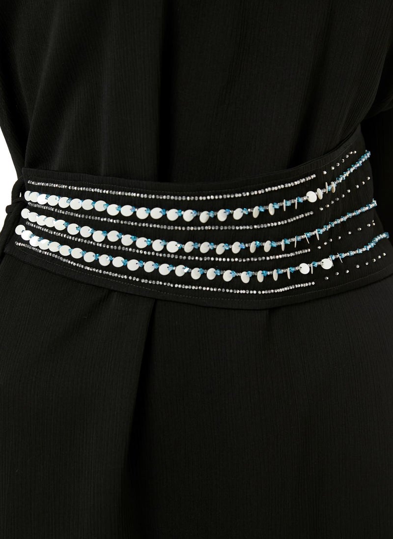 Moistreet Black Zoom Top and Pants Set - Image 2