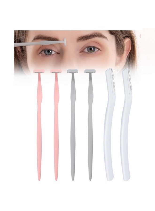 Cut it 6 Pieces Eyebrow Razors for Women - Japanese Blades Precision Eyebrow Razors, Small Face Razors for Peach Fuzz, Small Dermaplane Razors, Multipurpose Exfoliating Dermaplaning Tools - Image 1