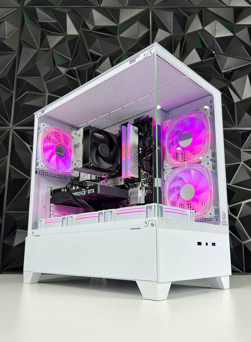 Game Sekret Nova Skye Gaming PC - Intel Core i5-11400F Processor | NVIDIA RTX 3060 12GB GPU | 16GB DDR4 RAM | 1TB M.2 NVMe SSD + 2TB HDD | Air Cooler | WiFi + Bluetooth Ready | Windows 11 Pro | Game Sekret Desktop Computer Tower (White)  - Image 5