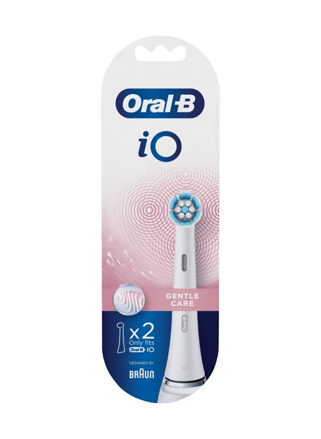 أورال بي عبوة من 2 رؤوس فرشاة بديلة للعناية اللطيفة لفرشاة الأسنان الكهربائية - Image 1