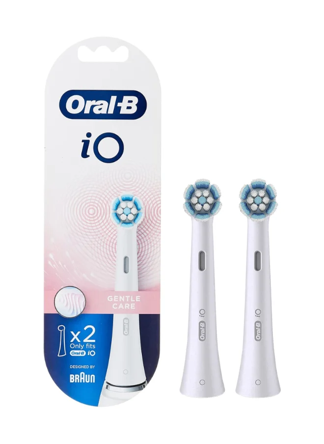 Oral-B Pack Of 2 Gentle Care Replacement Brush Heads Refill For Electric Toothbrush