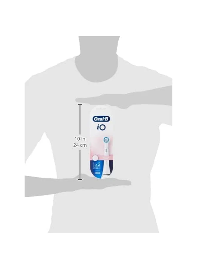 Oral-B Pack Of 2 Gentle Care Replacement Brush Heads Refill For Electric Toothbrush