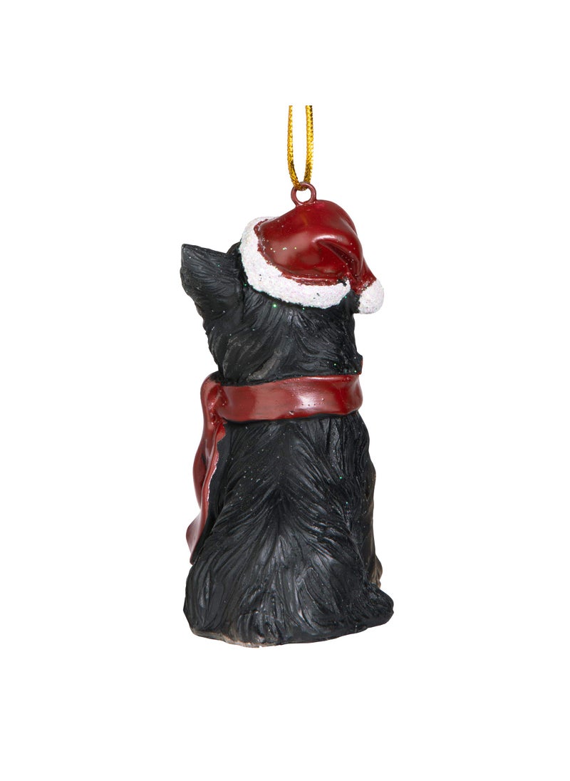 Design Toscano Design Toscano JH576319 Christmas Xmas Yorkie Holiday Dog Ornaments  - Image 4