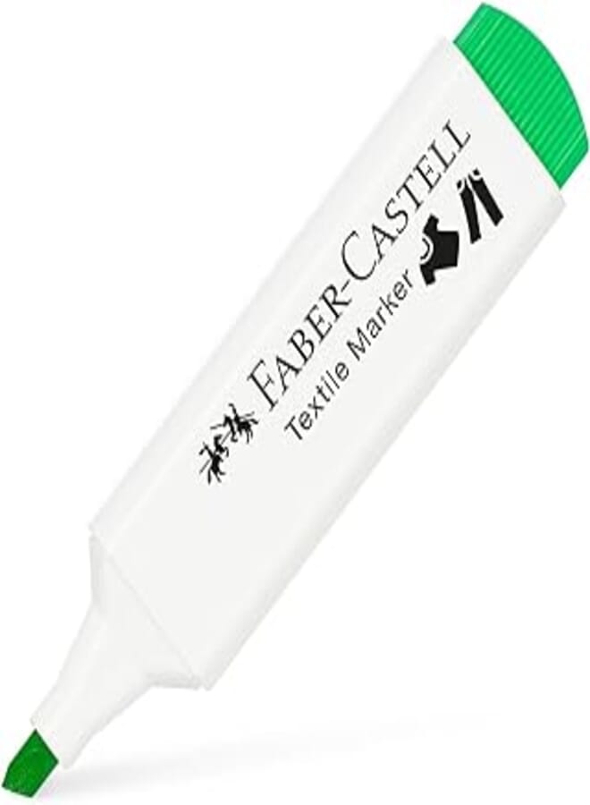 Faber-castell textile marker neon green 159531
