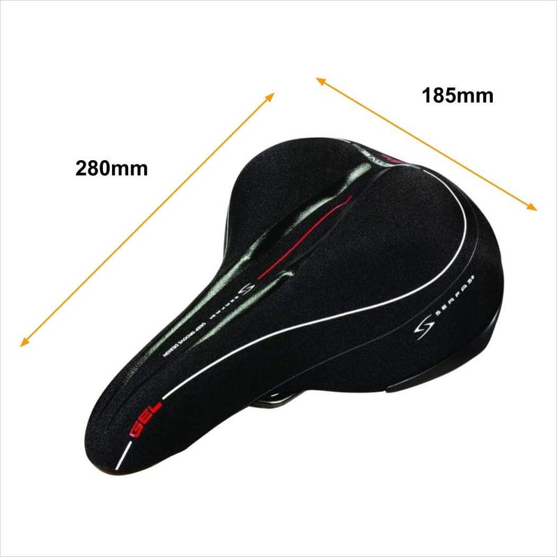 Serfas Mens Reactive Gel Bicycle Saddle - Image 3
