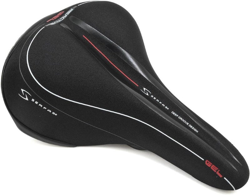 Serfas Mens Reactive Gel Bicycle Saddle - Image 5