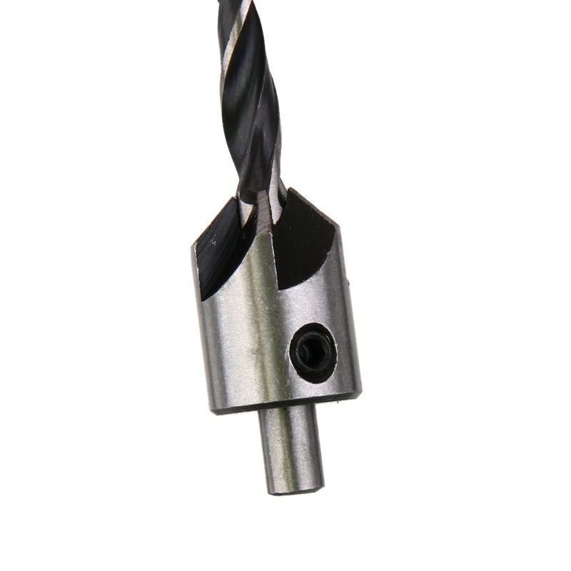 Generic 10004x HSS Flute Countersink Drill Bit Screw Woodworking Chamfer Home War  - Image 5