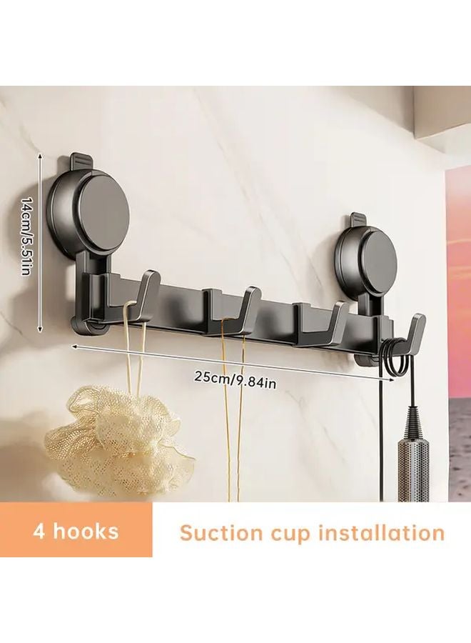 Suction Cup Wall Hooks Heavy Duty 8 Hooks No Drill Installation Space Saving Organizer - Image 4