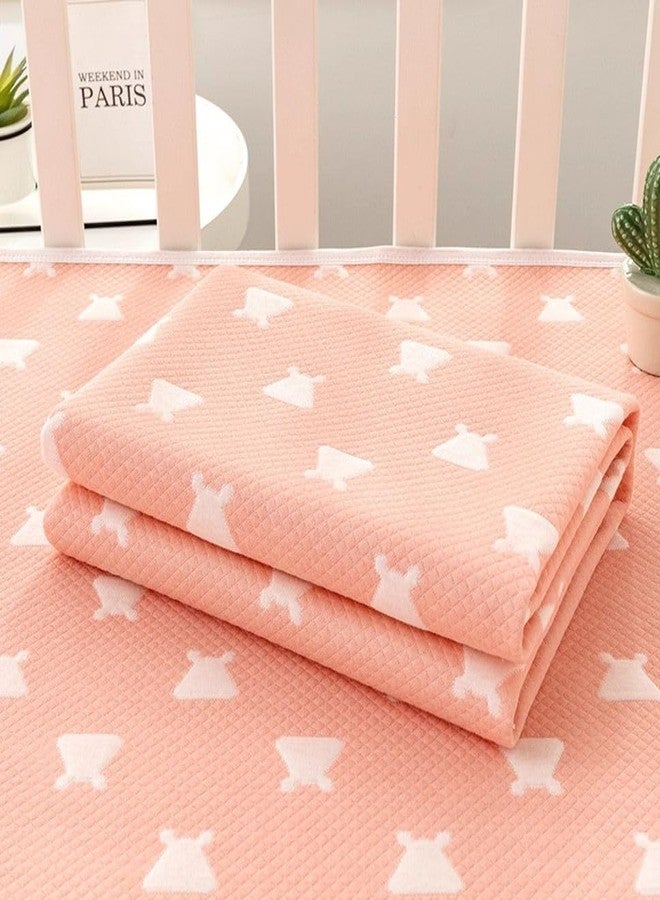 Reexplore Cartoon Crib Swaddling Baby Blanket - Poly Cotton, Mild Winter, Soft Newborn Wrap (Light Pink) - Image 5