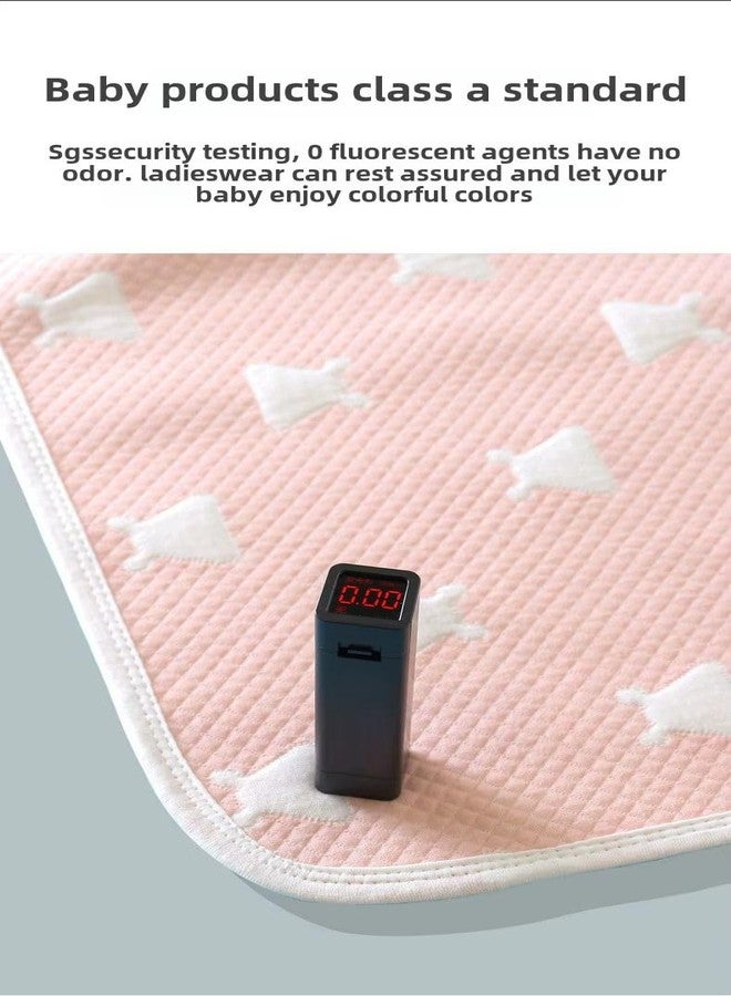Reexplore Cartoon Crib Swaddling Baby Blanket - Poly Cotton, Mild Winter, Soft Newborn Wrap (Light Pink) - Image 4