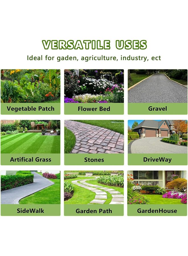 نسيج حاجز للأعشاب الضارة للمناظر الطبيعية، مقاس 3 أقدام × 50 قدمًا، مقاوم للتآكل، غطاء أرضي للحديقة، قماش للتحكم في الأعشاب الضارة، نسيج جيوتكستايل منسوج للطبقة السفلية (المقاس: 1 × 15 مترًا) - Image 4