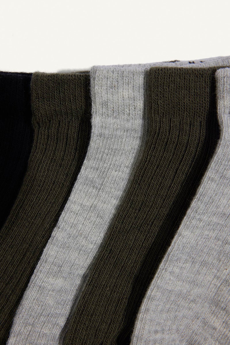 DeFacto Green Boy Boy 5 Piece Short Socks Casual - Image 3