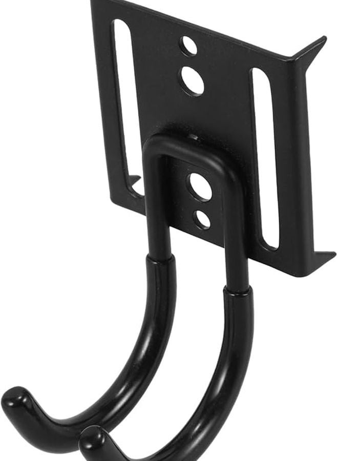 خطافات مرآب معدنية ثقيلة سوداء لتخزين الأدوات والسلالم والدراجات وتنظيم ورشة العمل - Image 2