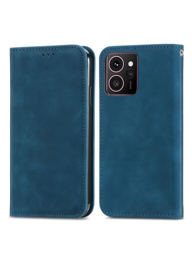 زبون جراب لهاتف HMD Skyline Retro Skin Feel Magnetic Flip Leather Phone Case - Image 2