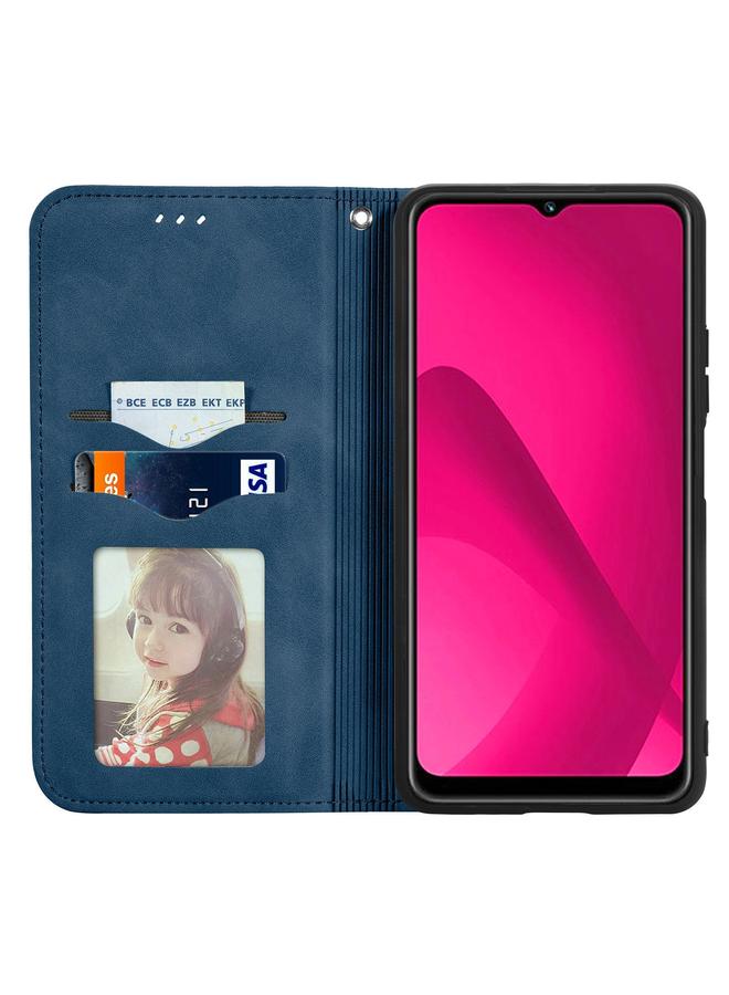 زبون جراب لهاتف HMD Skyline Retro Skin Feel Magnetic Flip Leather Phone Case - Image 3
