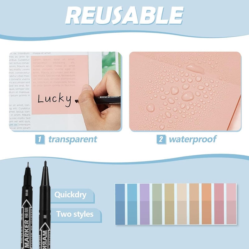 30 Study Supplies Stationery Set with , Highlighters, Gel Pens, Sticky Notes, and Index Tabs - Image 4