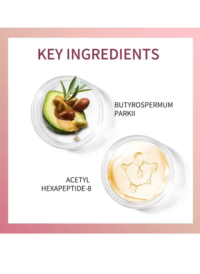 lakerain تلوين الشفاه بالببتيد 2 في 1 لامع الشفاه وعلاج الشفاه لشفاه ممتلئة وأطرى استعادة وترطيب الشفاه الجافة لون الشفاه أحمر شفاه لامع مرطب لامع 10 مل وردي نقي 01 - Image 3