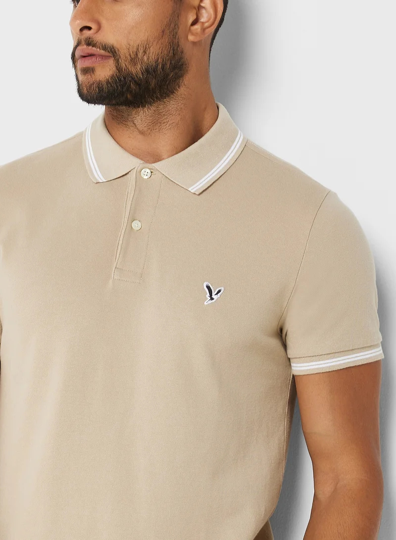 امريكان ايجل Logo Pique Polo