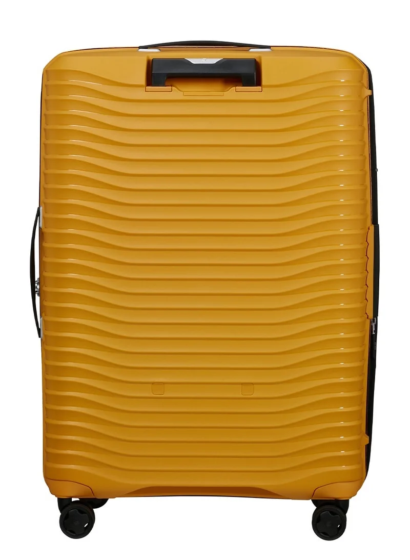سامسونايت Upscape Suitcase Check-In Size 75 cm / 28 inch, 4 Spinner Wheels, Polypropylene, Yellow|Inner Mesh Pocket|Expandable|Removable Divider|TSA Lock - 10 Years International Warranty