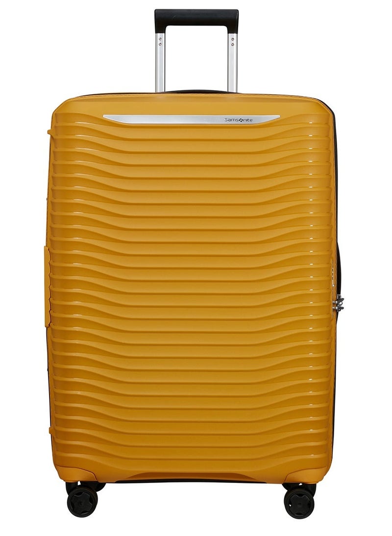Samsonite حقيبة سفر أبسكيب بحجم تسجيل الدخول 75 سم / 28 بوصة، 4 عجلات دوارة، بولي بروبيلين، أصفر|جيب شبكي داخلي|قابلة للتوسيع|فاصل قابل للإزالة|قفل TSA - ضمان دولي لمدة 10 سنوات - Image 4