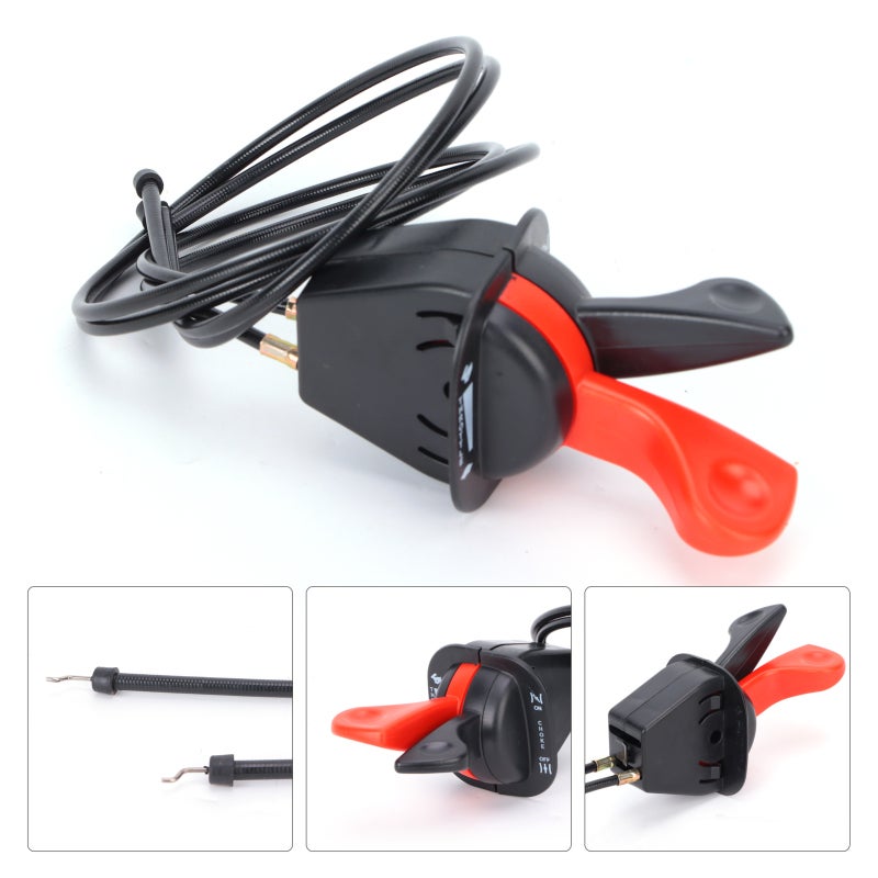 Throttle Cable 1734506SM Throttle Choke Cable Dual Control Assembly - Corrosion Resistant Tractor Throttle Line for Tractor Replacement - Image 5