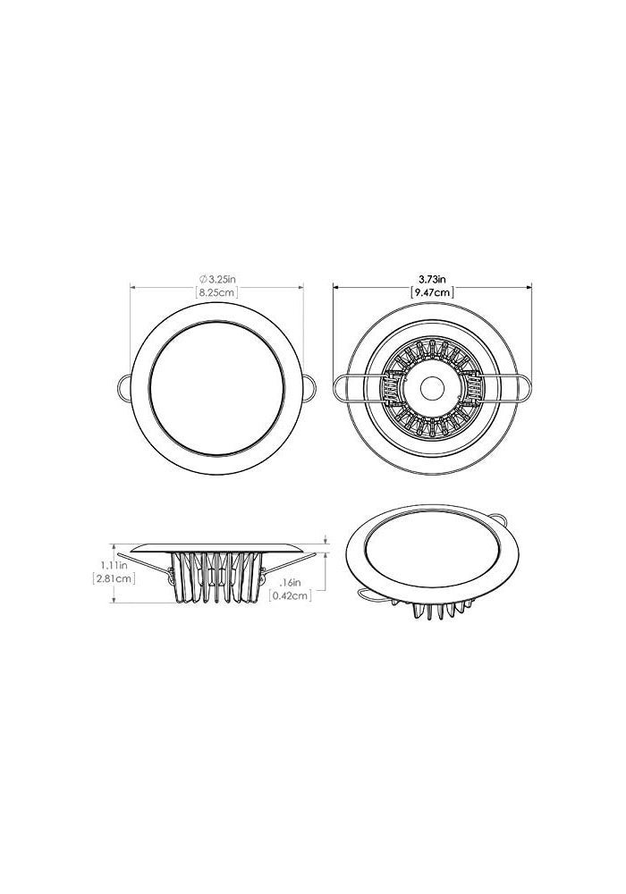 Lumitec Mirage LED Down Light, Flush Mount, Spectrum RGBW - Image 5