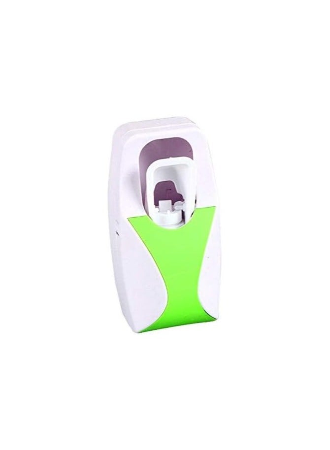 Toothbrush Holder Toothpaste Squeezer Kit Wall Mounted 5 Toothbrush holder with Automatic Toothpaste Dispenser - Image 1